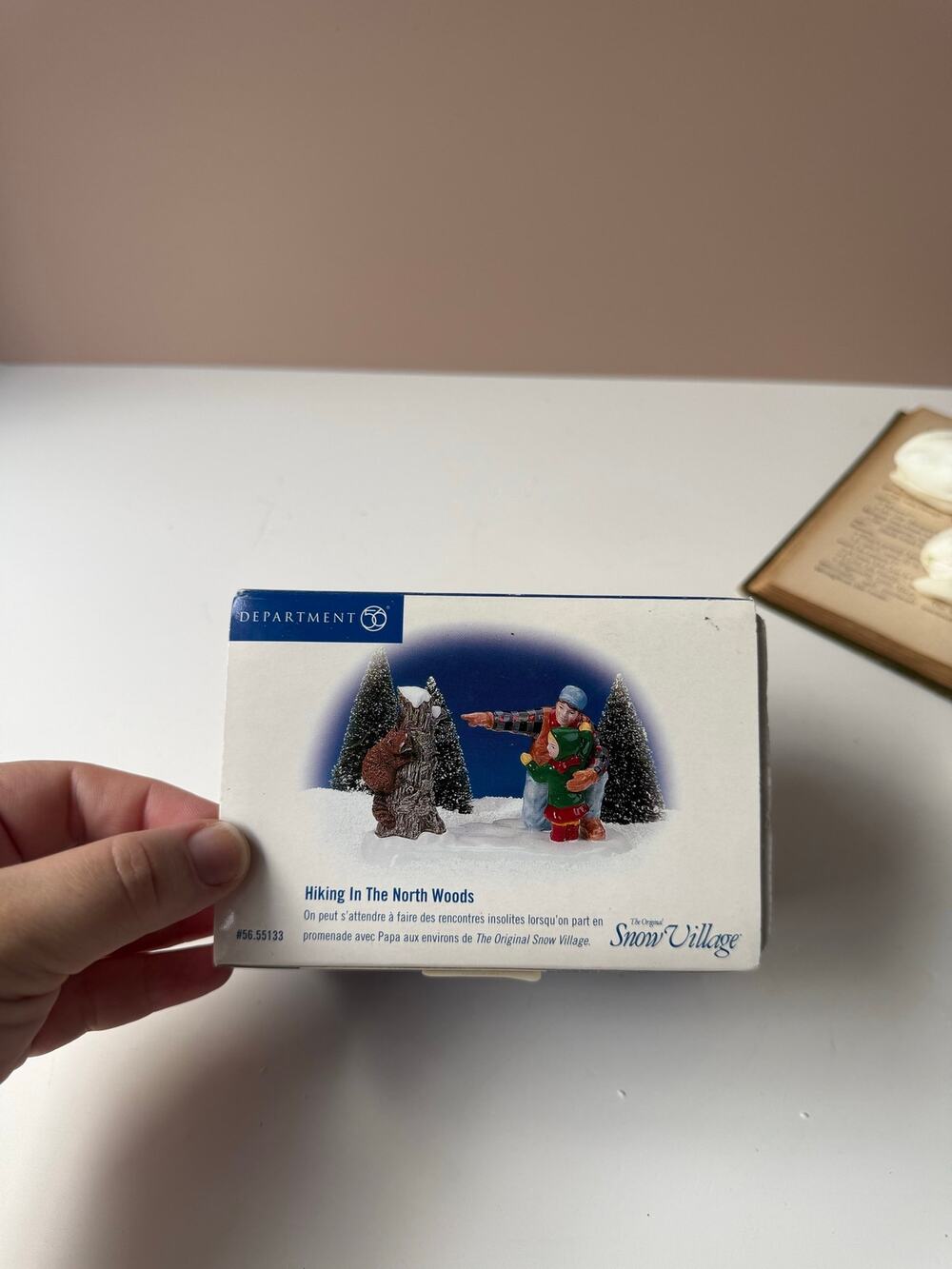 Dept 56 Snow Village - Hiking In The North Woods (2001) #55133 WIth Original Box